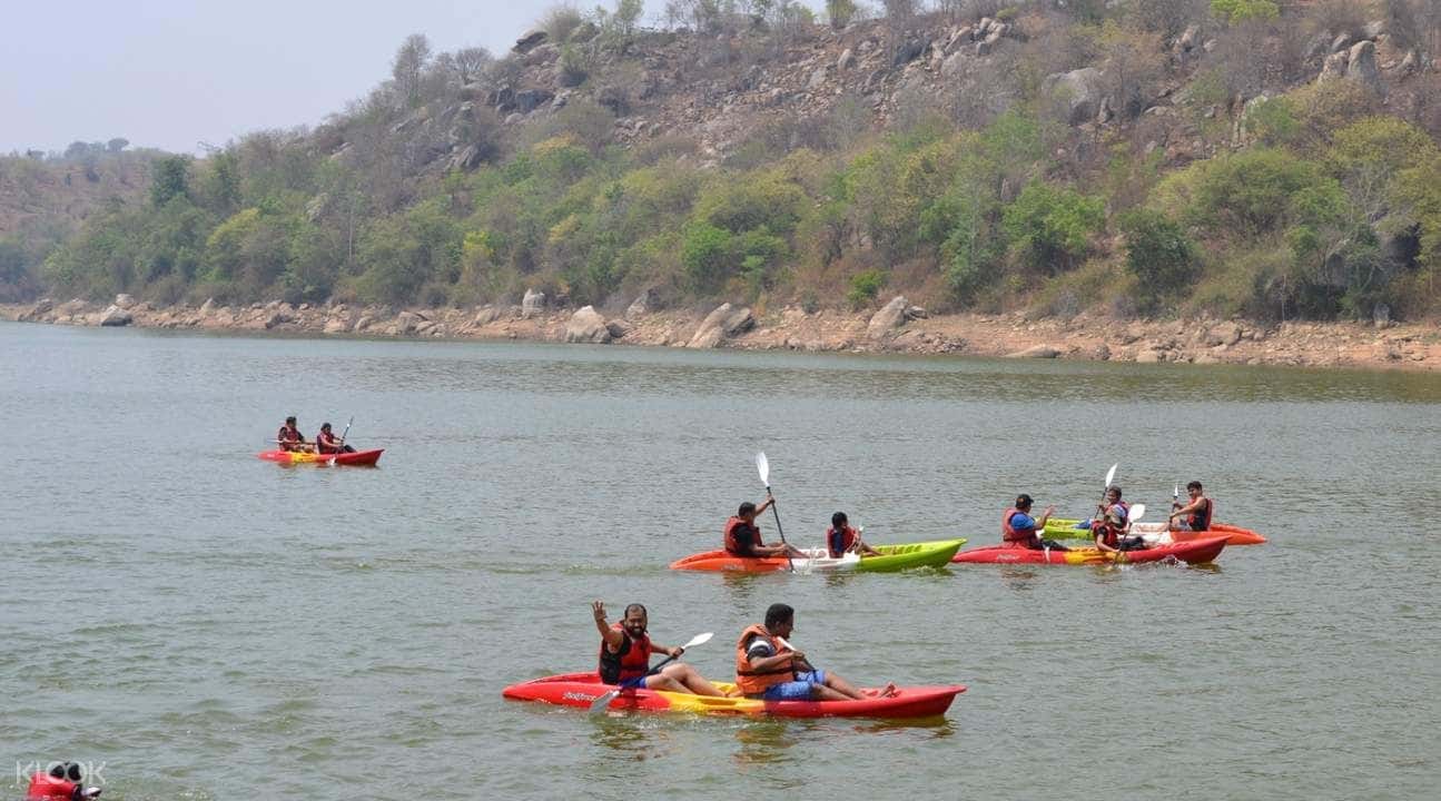 Savandurga Sunrise Trek with Manchanabele Dam Water Sports from Bangalore3