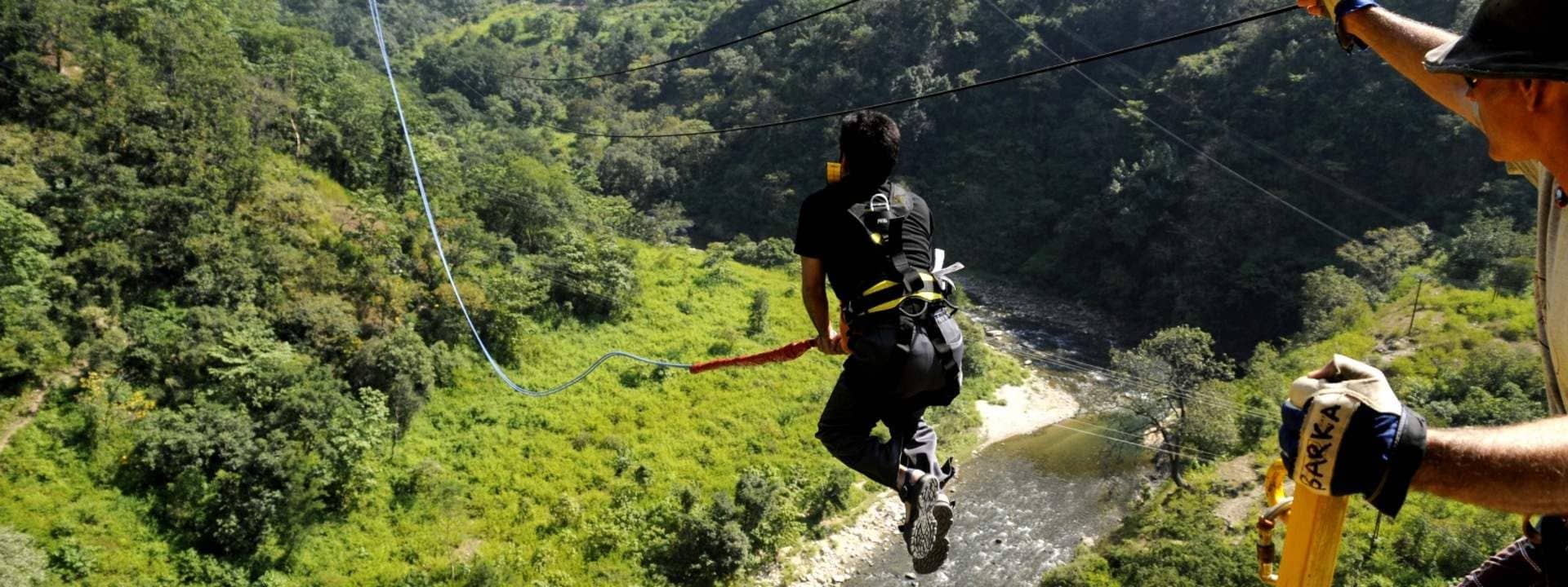 The Giant Swing in Rishikesh