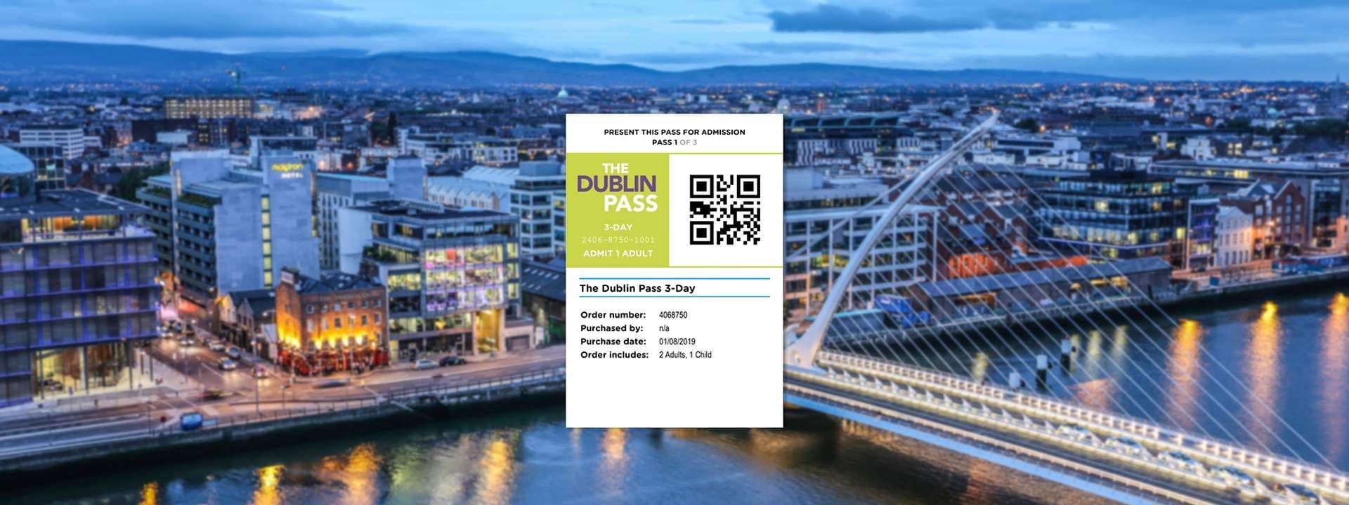 Dublin Pass with Hop On Hop Off Bus Tour
