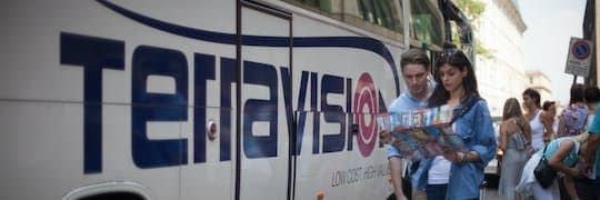 Bus transfer between Ciampino airport and Rome city center