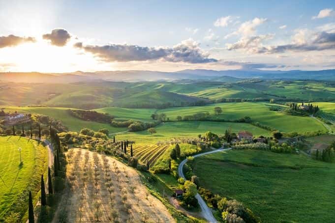 Tuscany by bike and saffron tasting3