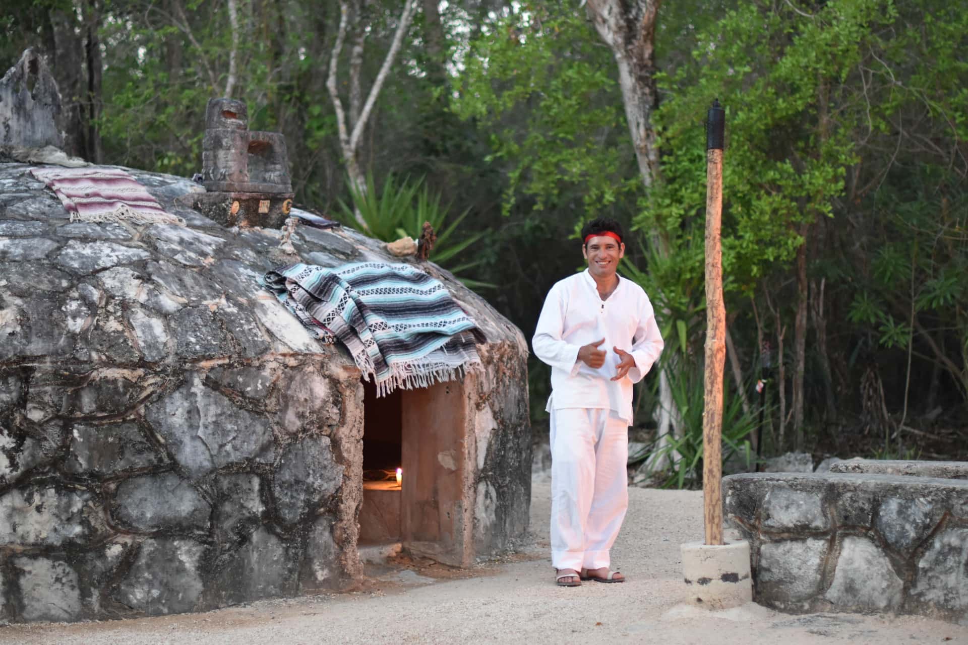 Tulum Mayan Night Guided Tour, Magical Cenote and Mayan Dinner3