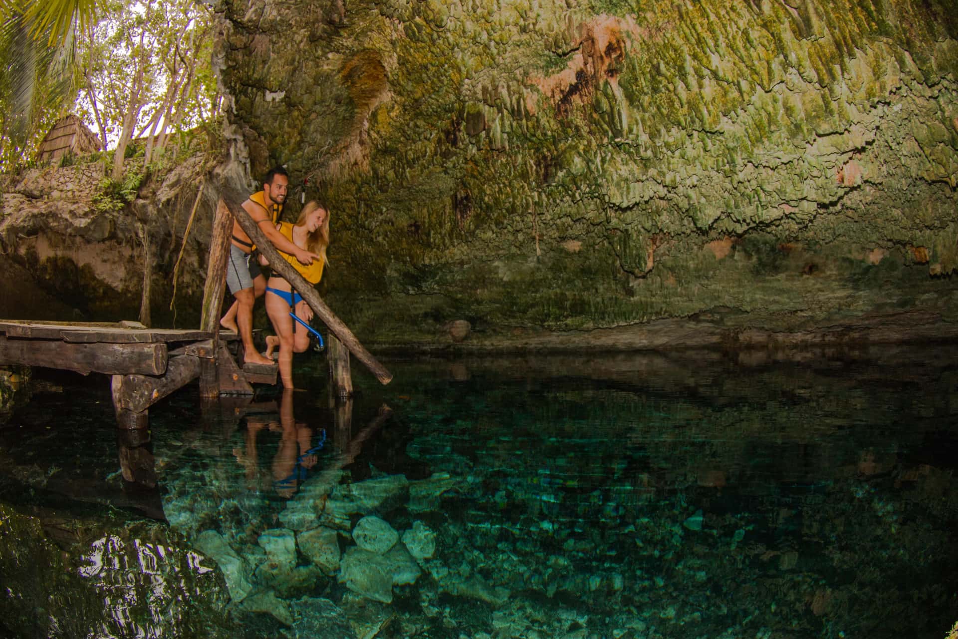 Tulum Mayan Night Guided Tour, Magical Cenote and Mayan Dinner1