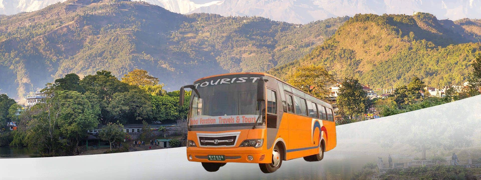 Shared Tourist Bus Transfers from Kathmandu to Pokhara