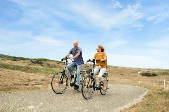 Self guided bike tour with interactive game of Texel
