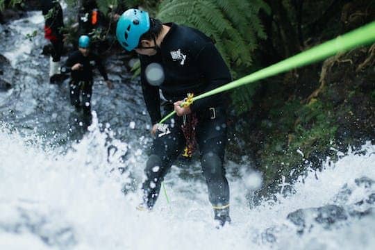 Glowworm canyoning adventure experience