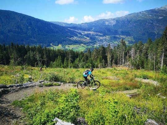 Voss River canoe, SUP and mountainbike combo tour