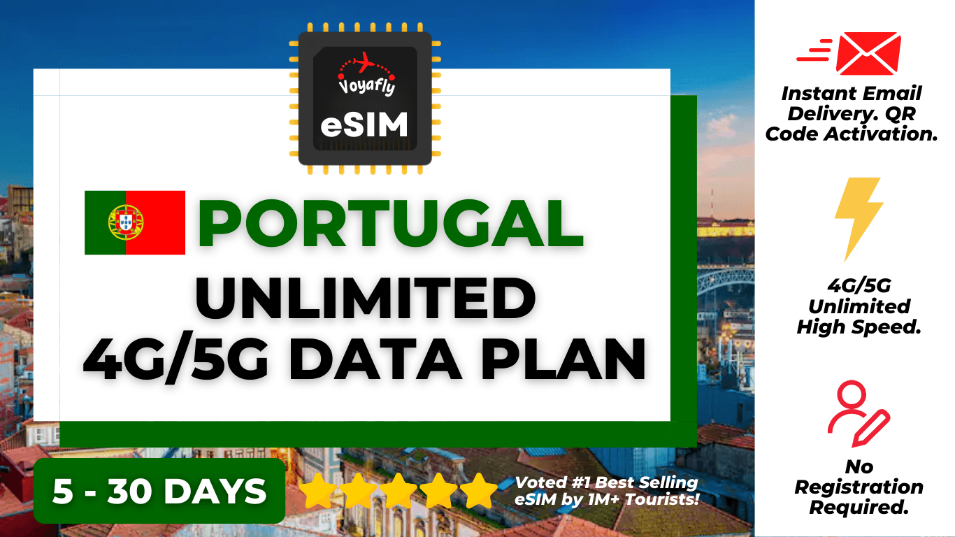 Portugal - Unlimited 4G/5G Data eSIM