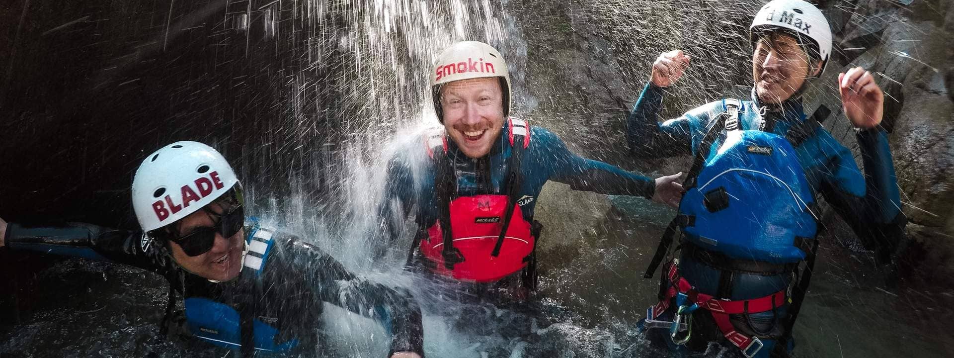 Canyoning in a Local Canyon from Interlaken
