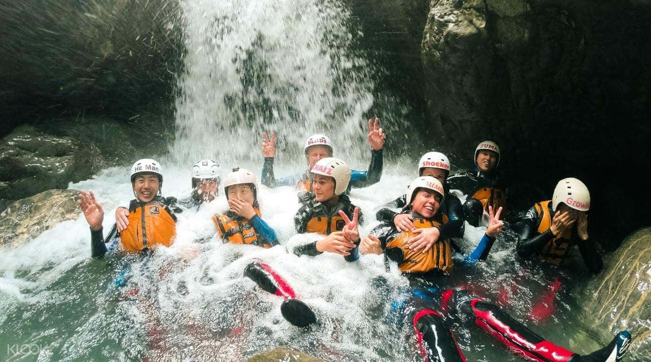 Canyoning in a Local Canyon from Interlaken3