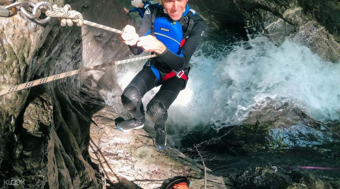 Canyoning in a Local Canyon from Interlaken1