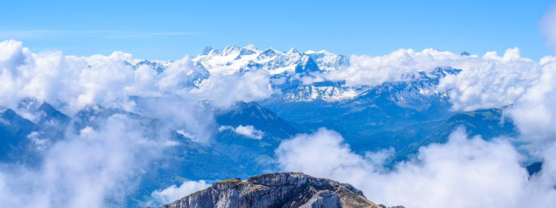 Day Trip to Mount Pilatus with Aerial Cable Car and Boat Ride (Zurich Departure)