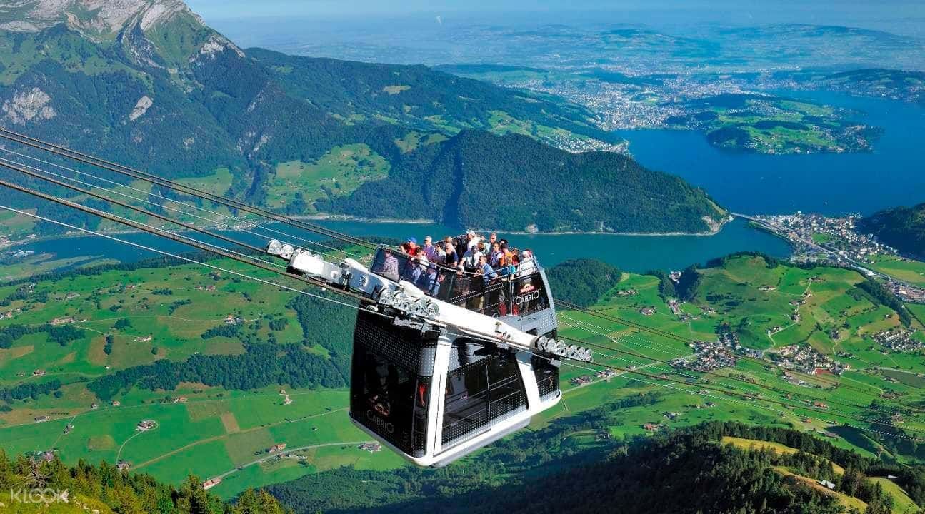 Mount Stanserhorn Tour with CabriO Open Top Cable Car (Zurich Departure)2