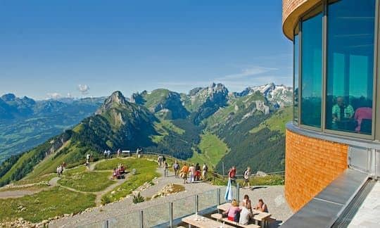 Mountain excursion with cheese and chocolate