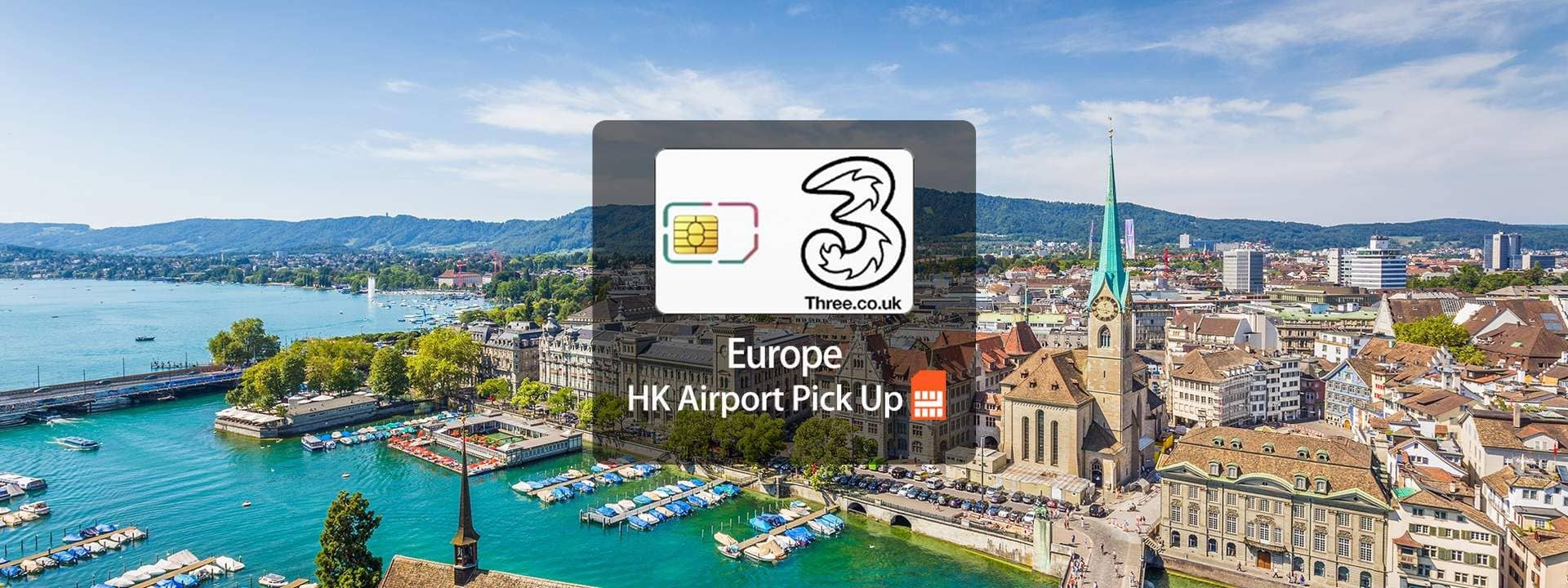 Snack coupon & Free 3G/4G Europe SIM Card (HK Pick Up)