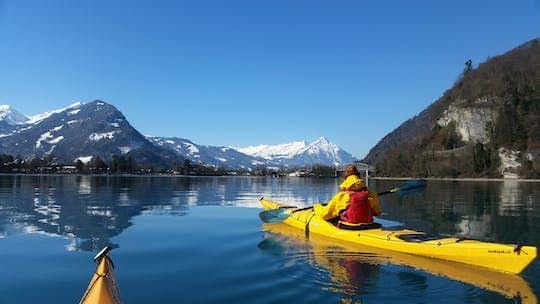 Winter Half Day Kayak tour on Lake Brienz