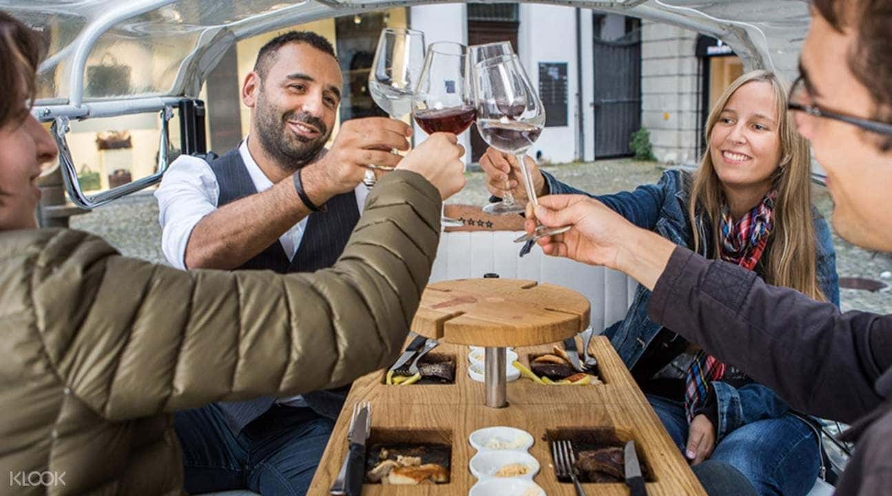 Zurich Electric Tuk-Tuk Private Tour with Hot Stone-Cooked Swiss Beef Steak4