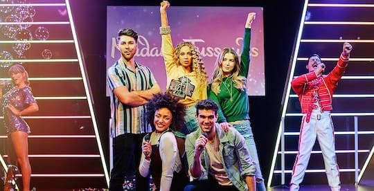 Entrance tickets for Madame Tussauds Blackpool