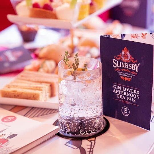 Gin lovers afternoon tea bus tour from Trafalgar Square