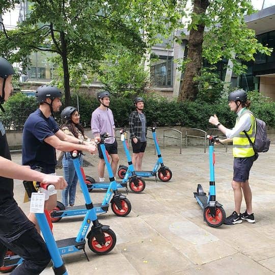 Hidden London e-scooter tour