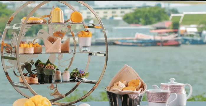 จิบน้ำชายามบ่ายที่ล็อบบี้เลานจ์ โรงแรมแชงกรี-ลา กรุงเทพฯ (Shangri-La Hotel Bangkok - Afternoon Tea Birdcage Set at Lobby Lounge)3