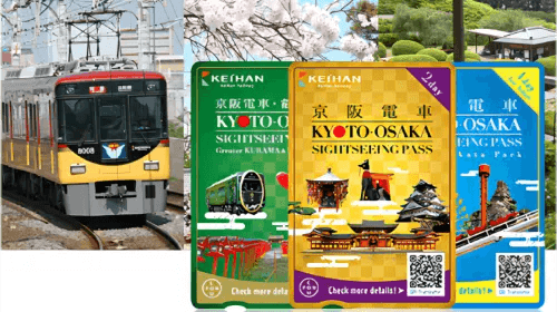 Keihan Railway | Kyoto–Osaka Sightseeing Pass E-voucher (1-Day or 2-Day) & OSAKA Metro 1-Day Pass