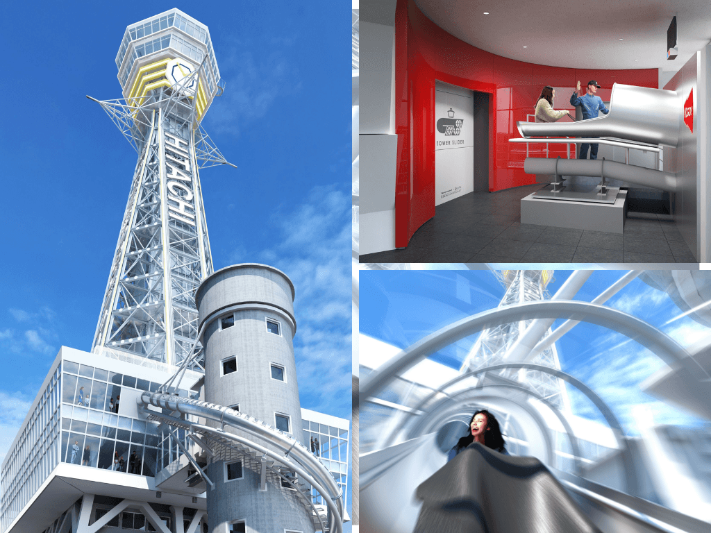 Tsutenkaku “TOWER SLIDER” Experience