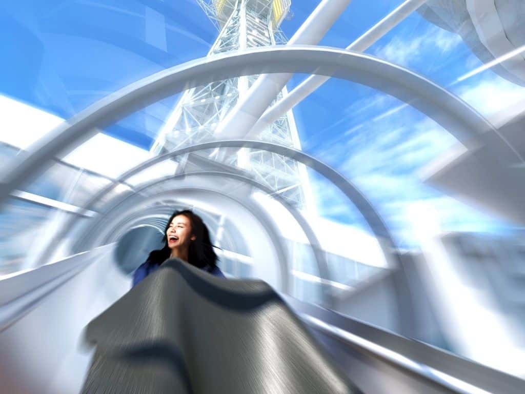Tsutenkaku “TOWER SLIDER” Experience4