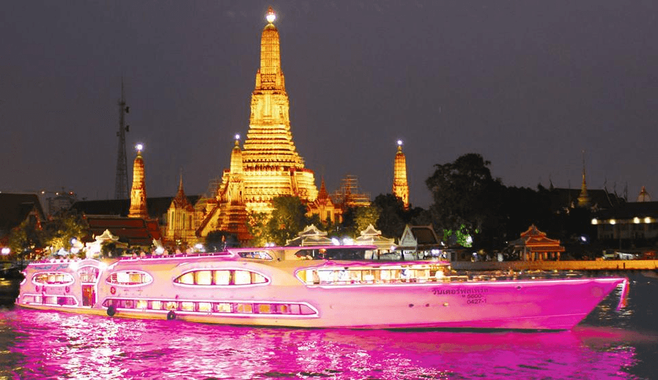 บัตรล่องเรือดินเนอร์ วันเดอร์ฟูล เพิร์ล กรุงเทพฯ