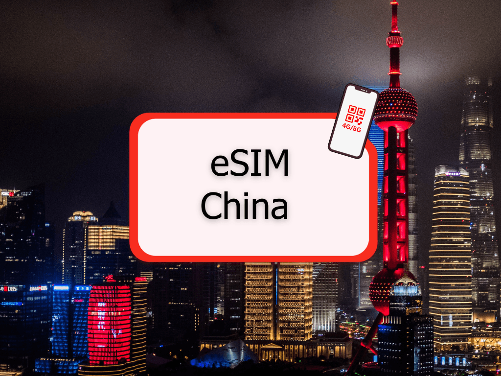 eSIM จีน 4G/5G เล่น LINE FB ได้ ไม่ต้องต่อ VPN | เน็ตรวม Redtea Mobile