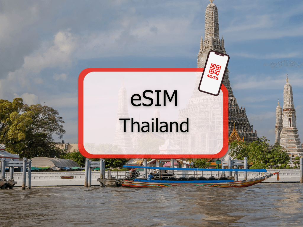 eSIM ไทย 4G/5G (อินเตอร์เน็ตรวม) โดย Redtea Mobile