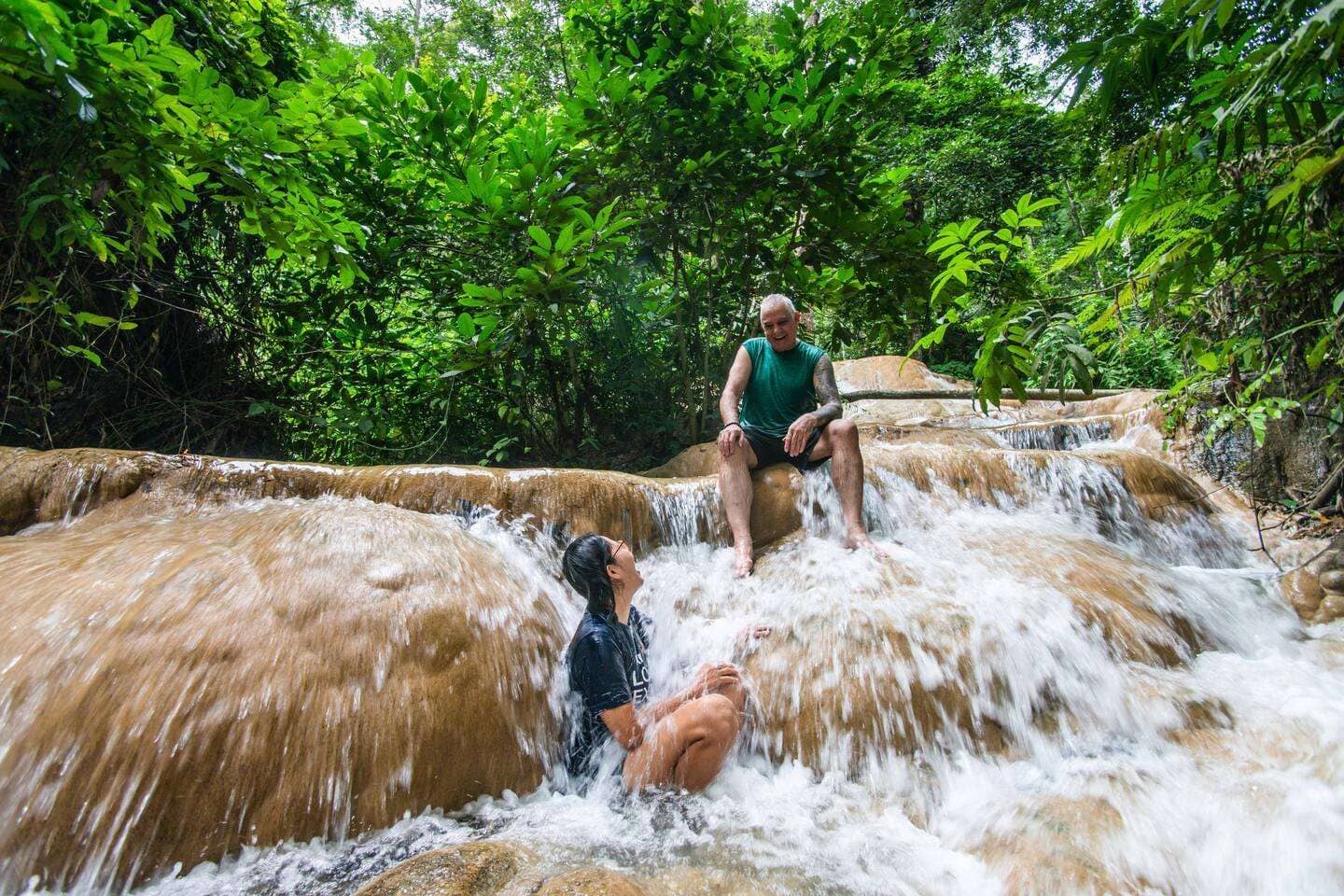 Unique Sticky Waterfall Climbing Tour in Chiang Mai Trips and Day Trips