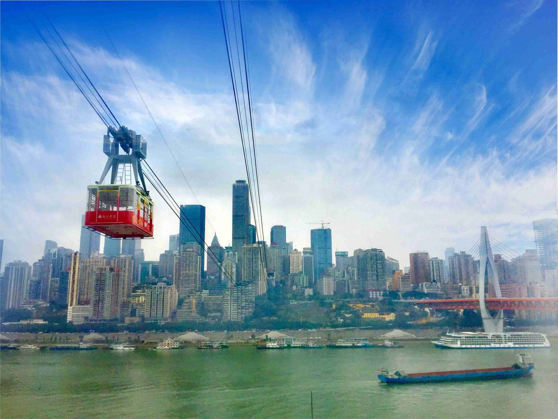 Yangtze River Cable Car & River Cruise3
