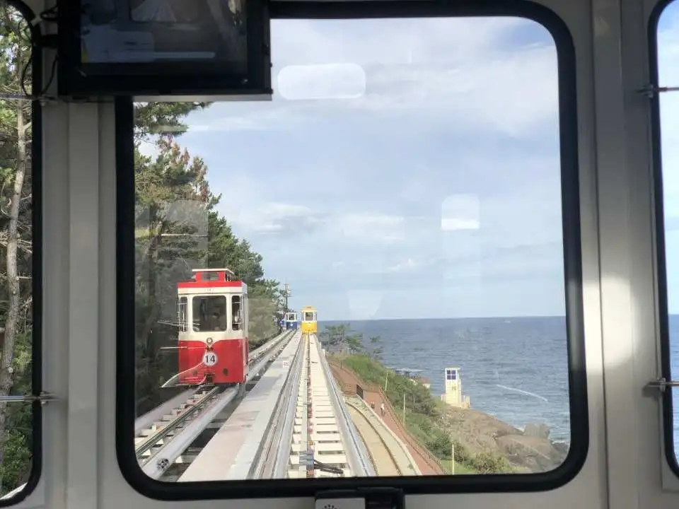 ตั๋วรถไฟแคปซูล (Sky Capsule) และรถไฟชายหาดแฮอุนแด ปูซาน1