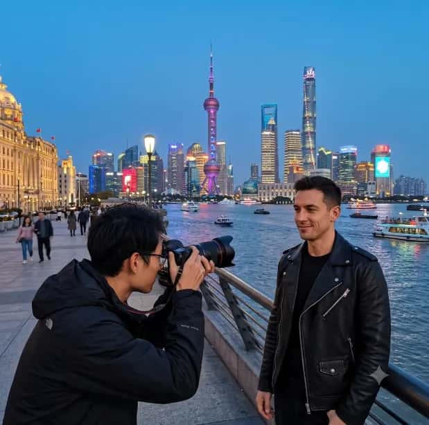 แพ็กเกจถ่ายภาพส่วนตัวแลนด์มาร์กฮิตเซี่ยงไฮ้ โดย Kevin (ช่างภาพสุดไวรัลจาก TikTok)3