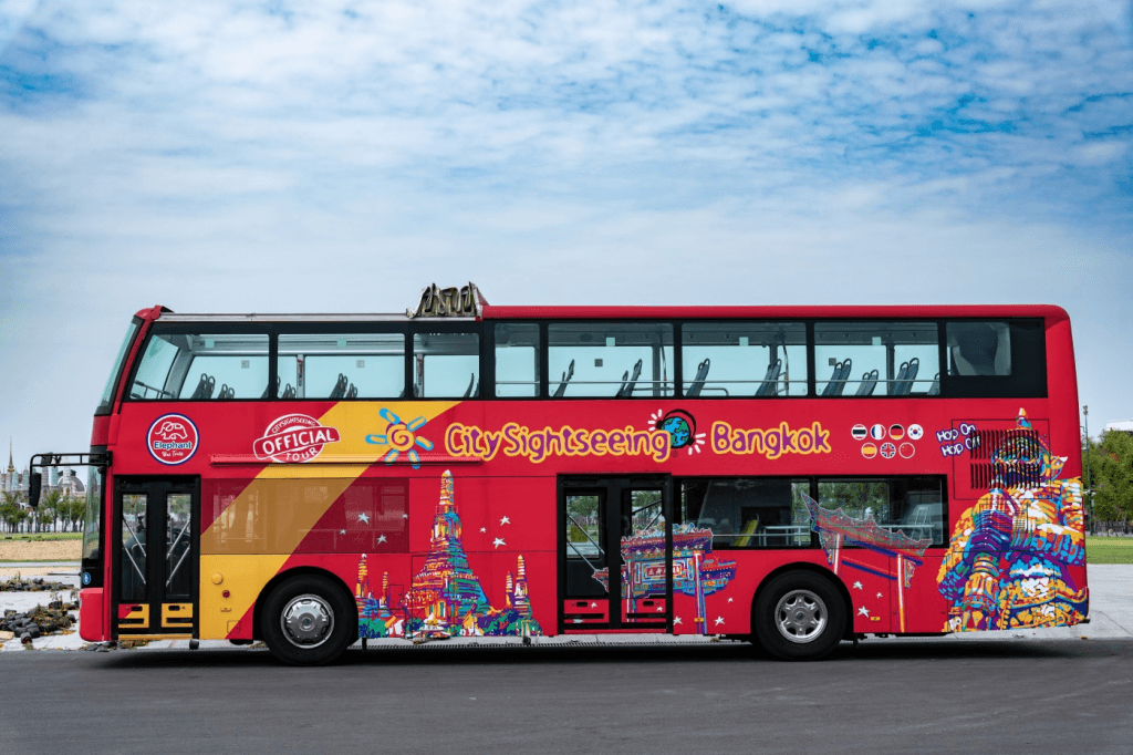 Bangkok Hop-On Hop-Off Bus Tour by Elephant Bus Tours1