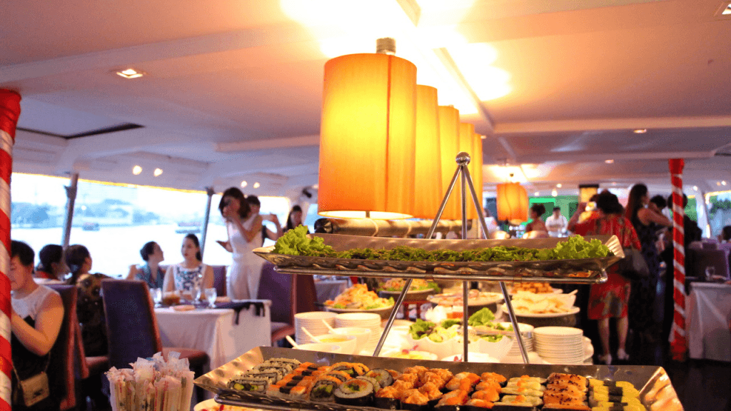 ล่องเรือดินเนอร์เจ้าพระยาครุยส์ กรุงเทพฯ4