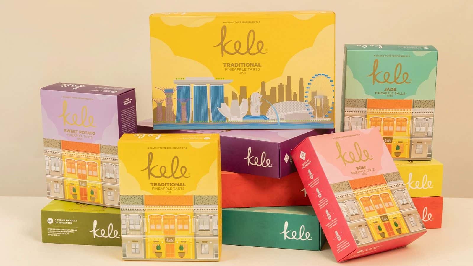 KELE Singapore Pineapple Tarts Singapore Souvenir Box (Jewel Chinatown/VivoCity Pick up) - Optional Flavour Available | Singapore3