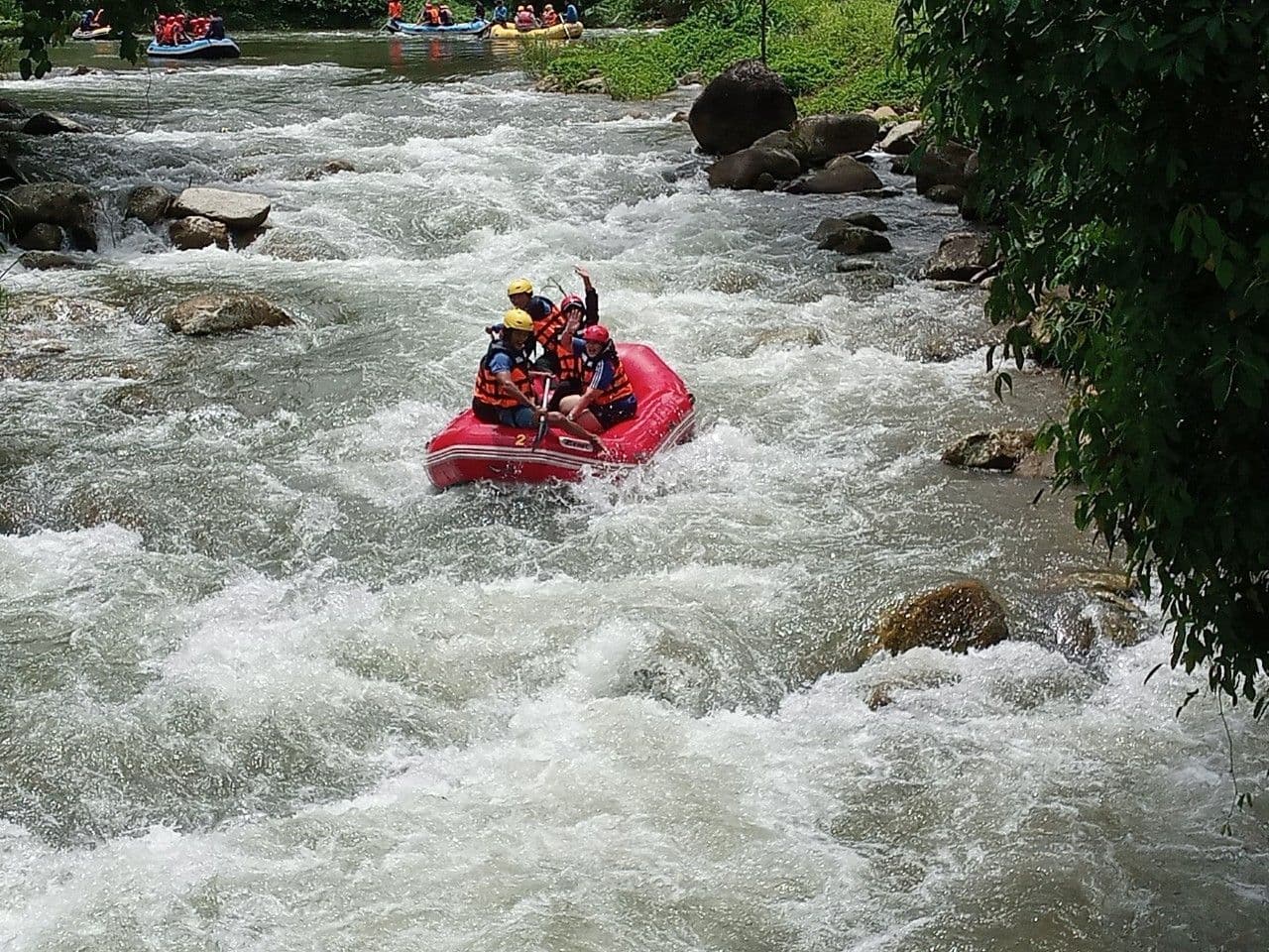 Join Tour White Water Rafting, Flying Fox, Jungle Walk, ATV Adventure and Elephant Trekking from Phuket