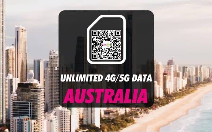 Australia Fixed Data 4G eSIM Roaming Data (QR Code Delivered via Email)
