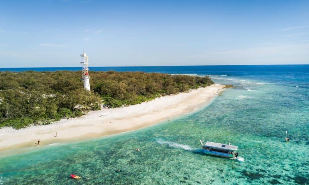 ทริปหนึ่งวันไปเกาะเลดี้เอลเลียตจากเฮอร์วีย์เบย์ รวมเที่ยวบิน