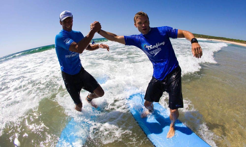 Lennox Head: บทเรียนการเล่นเซิร์ฟเบื้องต้น 2 ชั่วโมง