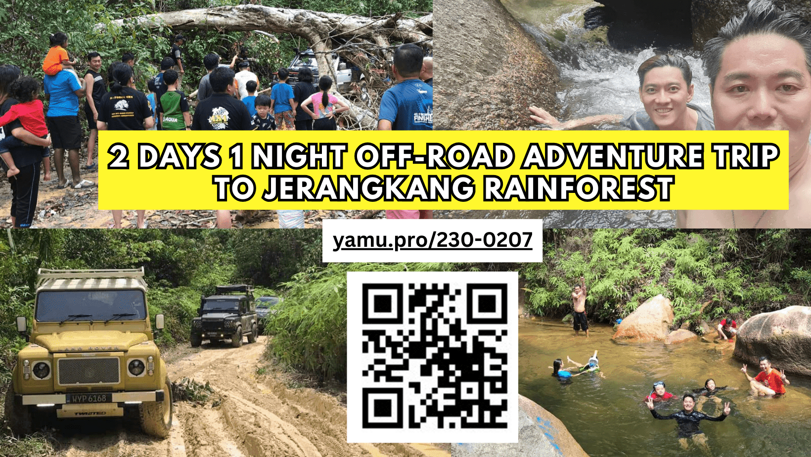 2 Days 1 Night Off-Road Adventure Trip to Jerangkang Rainforest