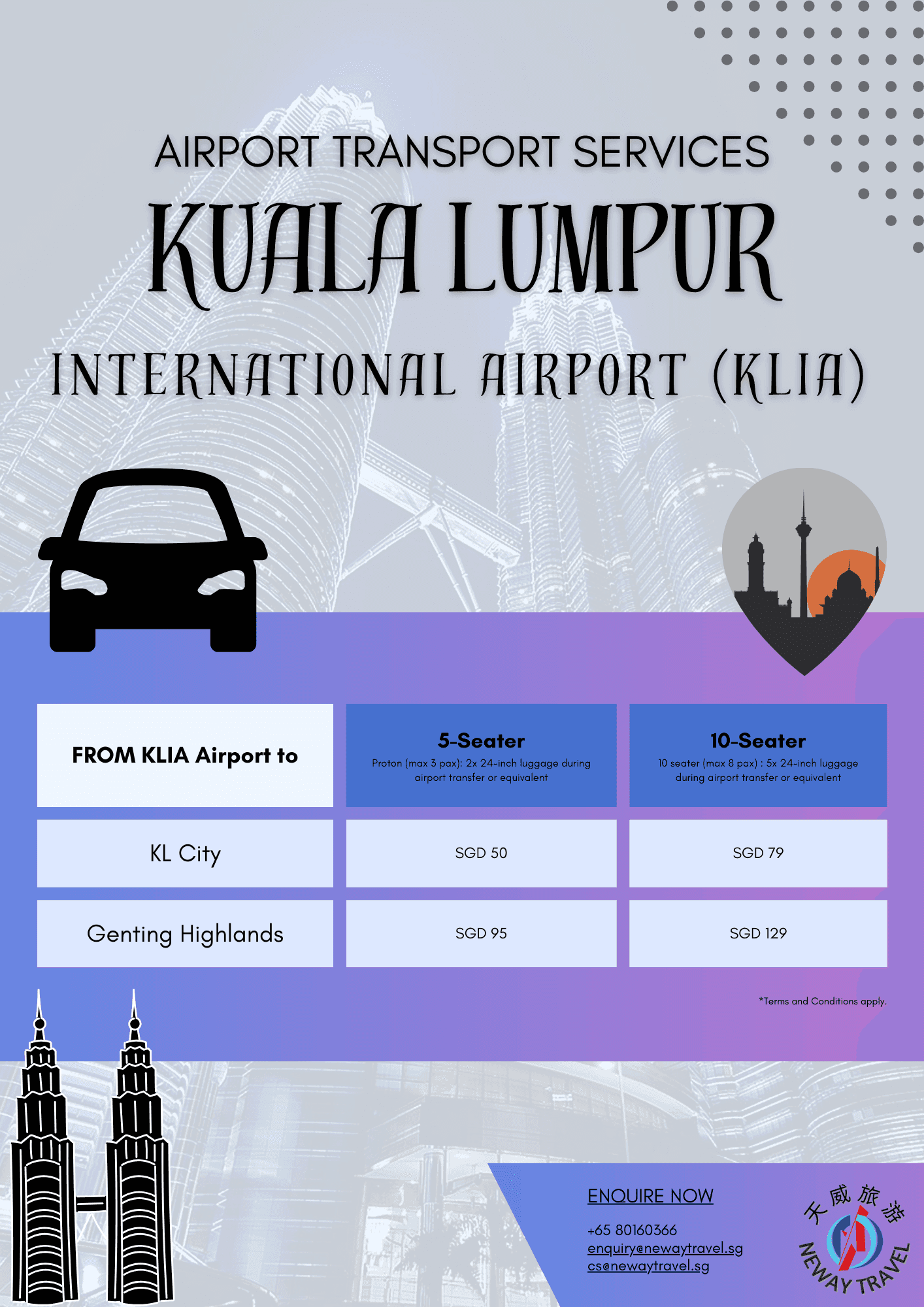 Malaysia: Kuala Lumpur International Airport Transport Services - Airport Transfers