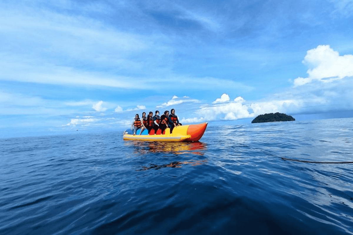 Tanjung Aru Beach Relaxing Watersport, Sunset with Malaysian Cuisine Dinner Half Day Tour3