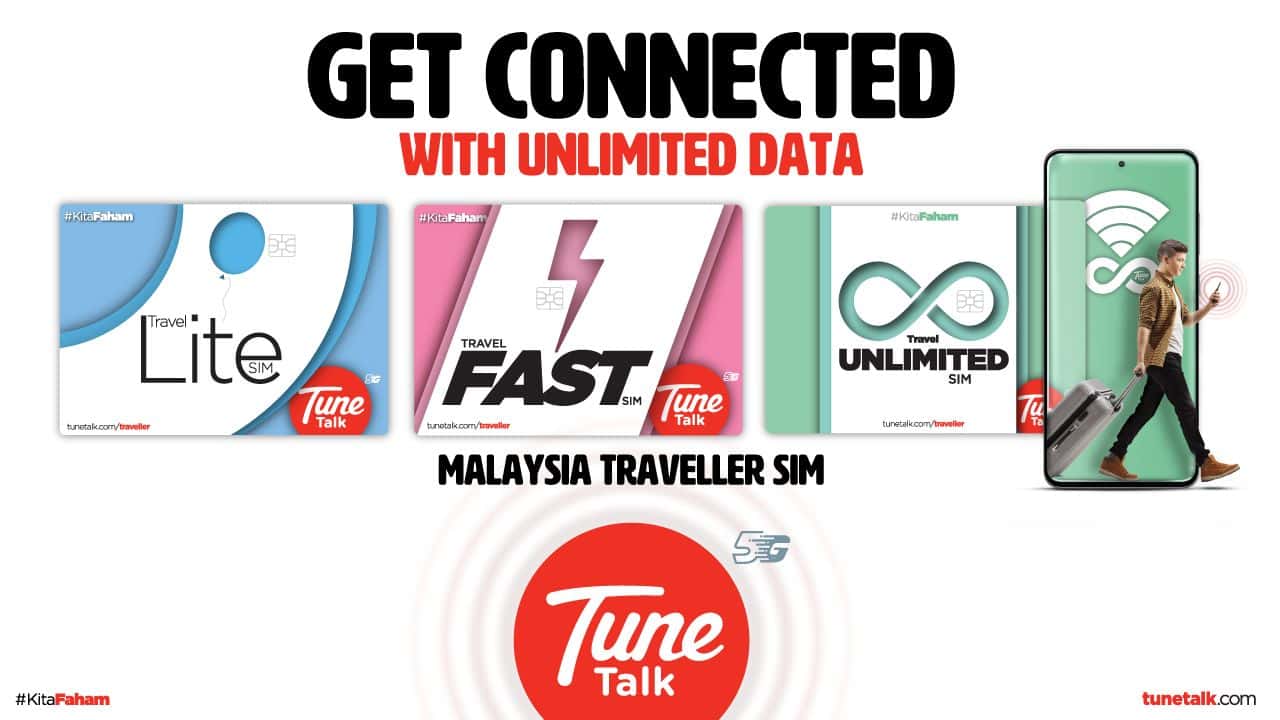 Tune Talk Malaysia Traveller Sim/E-Sim (สำหรับผู้ที่ไม่ใช่ชาวมาเลเซีย)1