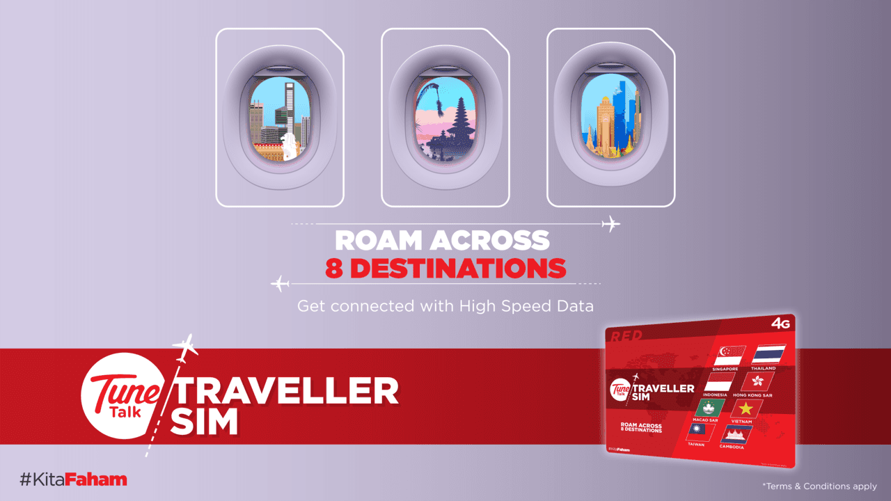 Tune Talk Traveller SIM - 8 Asia Countries (For Malaysian)1