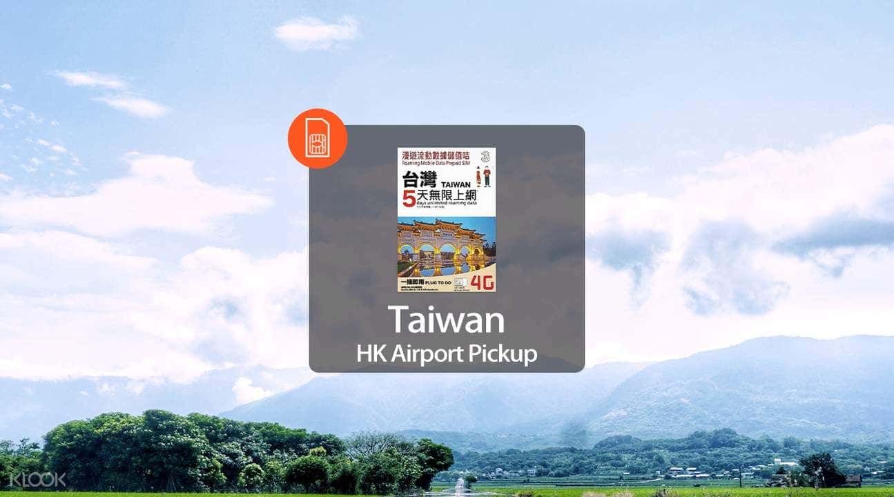 4G SIM Card (HK Airport Pick Up) for Taiwan1