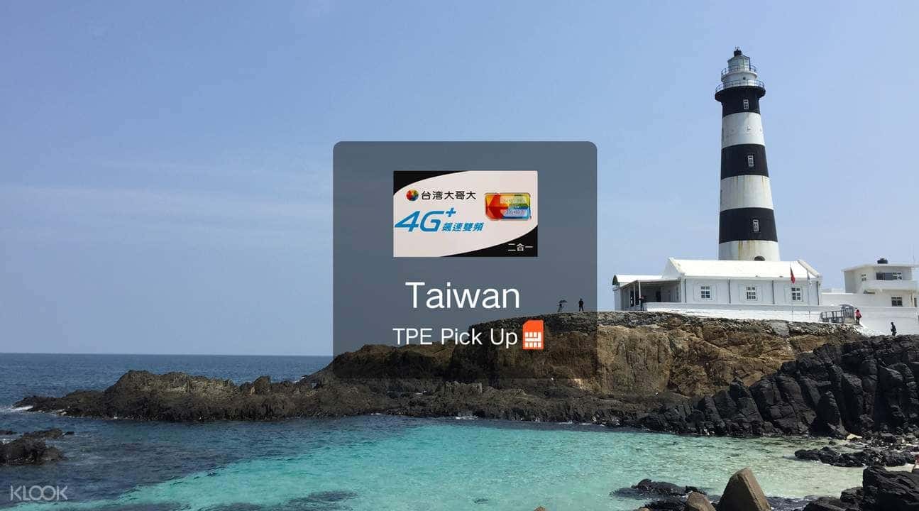 4G SIM Card with Calls (TW Airport Pick Up) for Taiwan1
