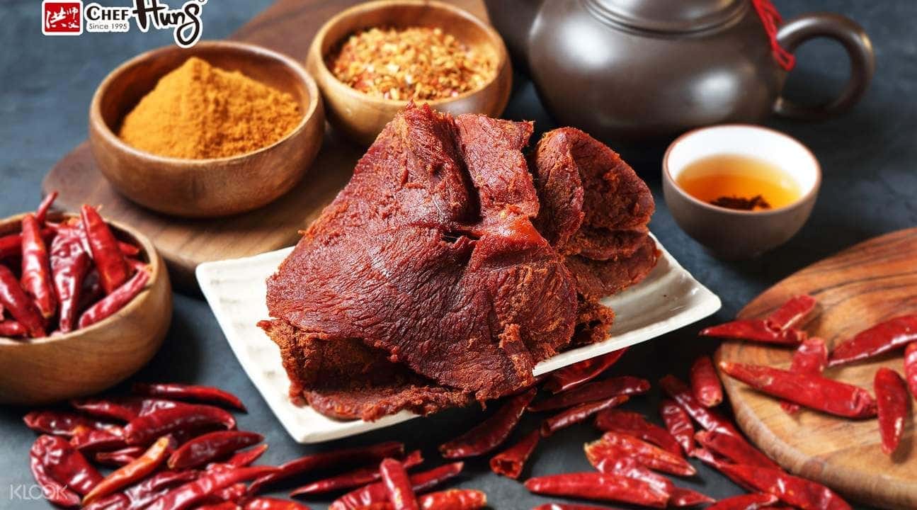 ร้าน Chef Hung Beef Jerky ในย่านสถานี Ximen1